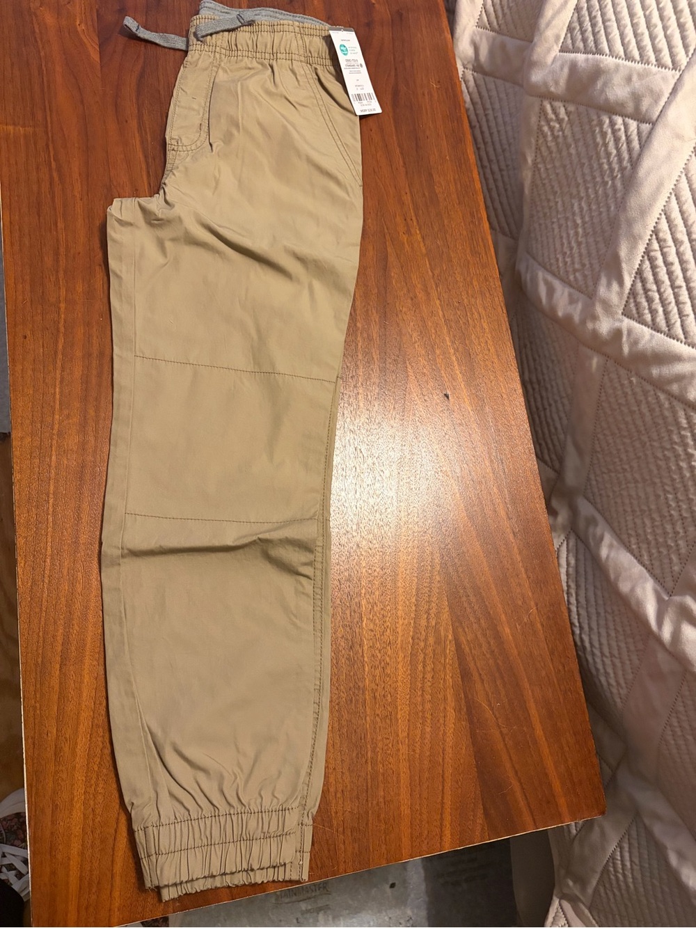 Carter's Joggers size 8 - 3 Pair (2 Khaki/1 Grey)